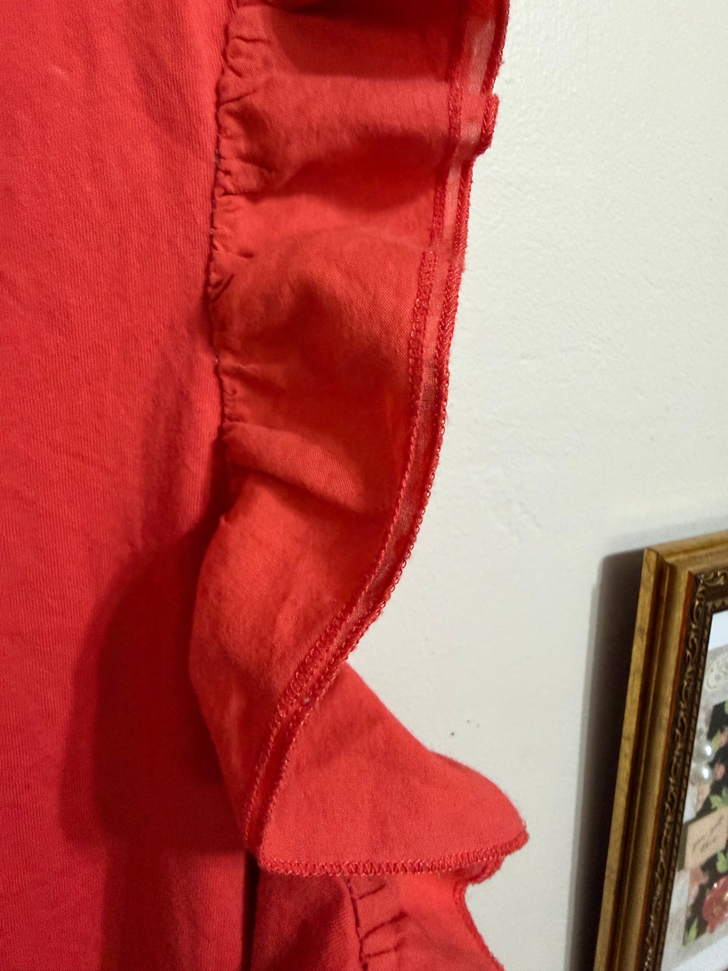 XL Coral Blouse
