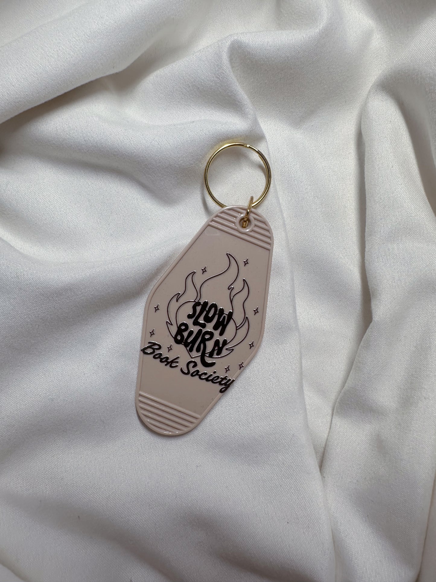 Slow Burn Book Society Keychain