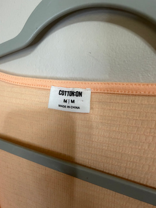 Medium Creamsicle Tie Top