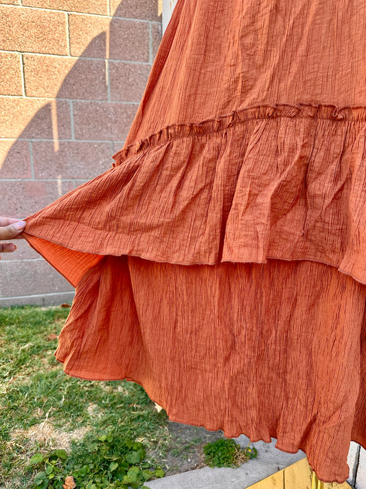 S/M Terracotta Dress