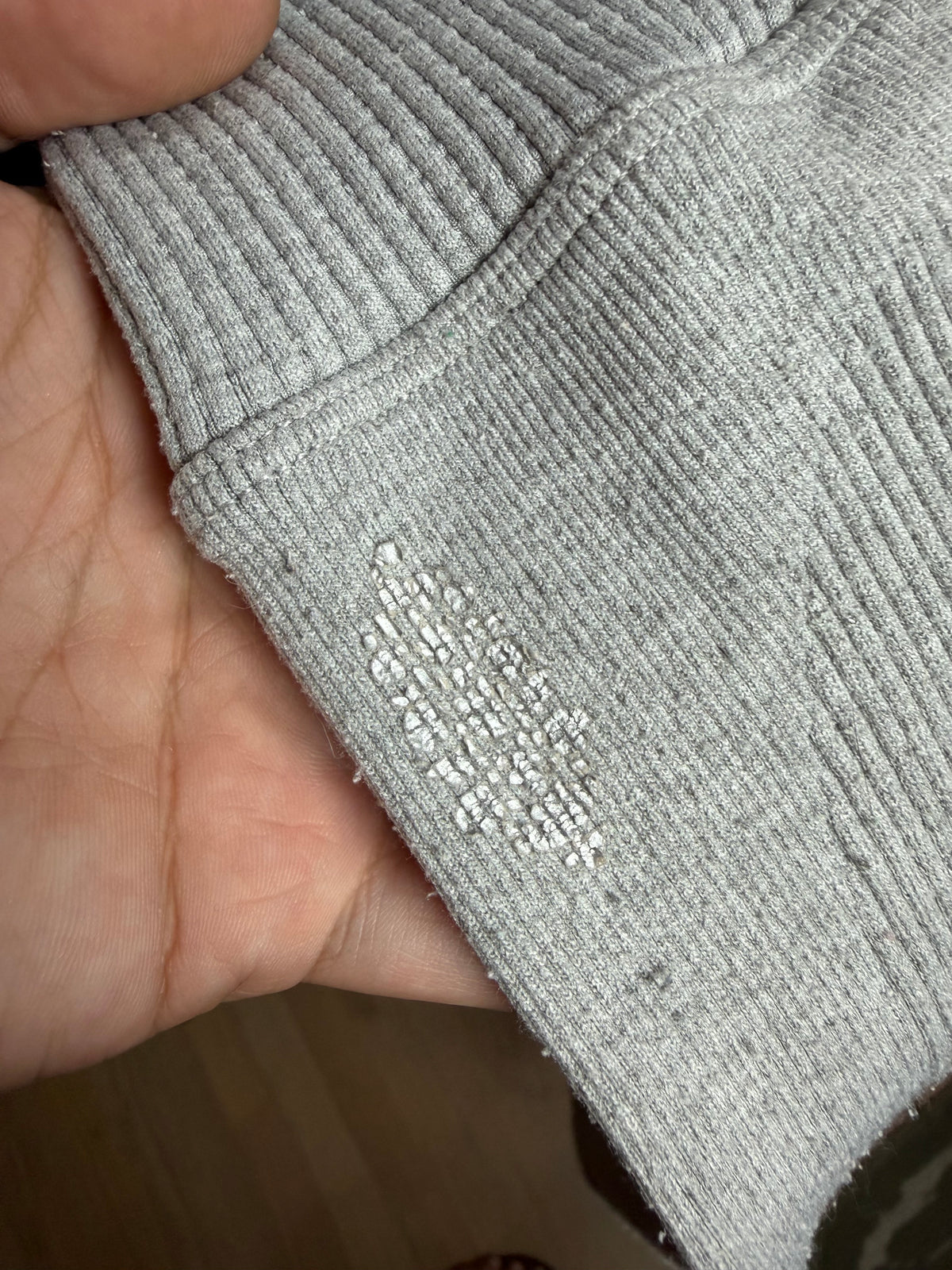 XXS/XS Gray Ribbed Leggings
