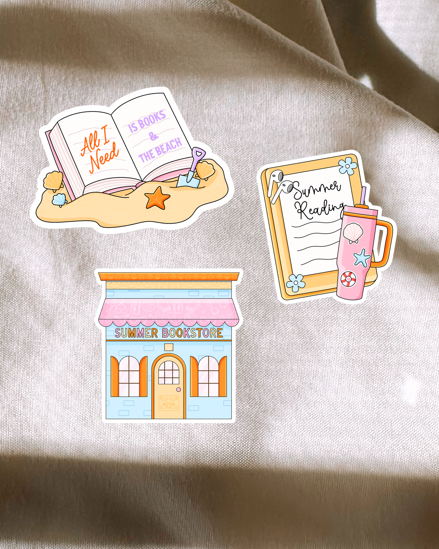 Summer Bookish Stickers