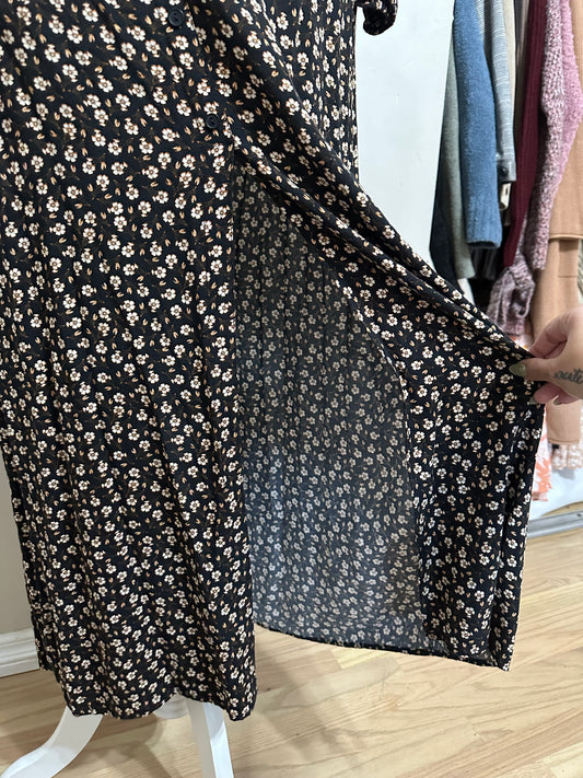 Large Long Sleeve Floral Dress