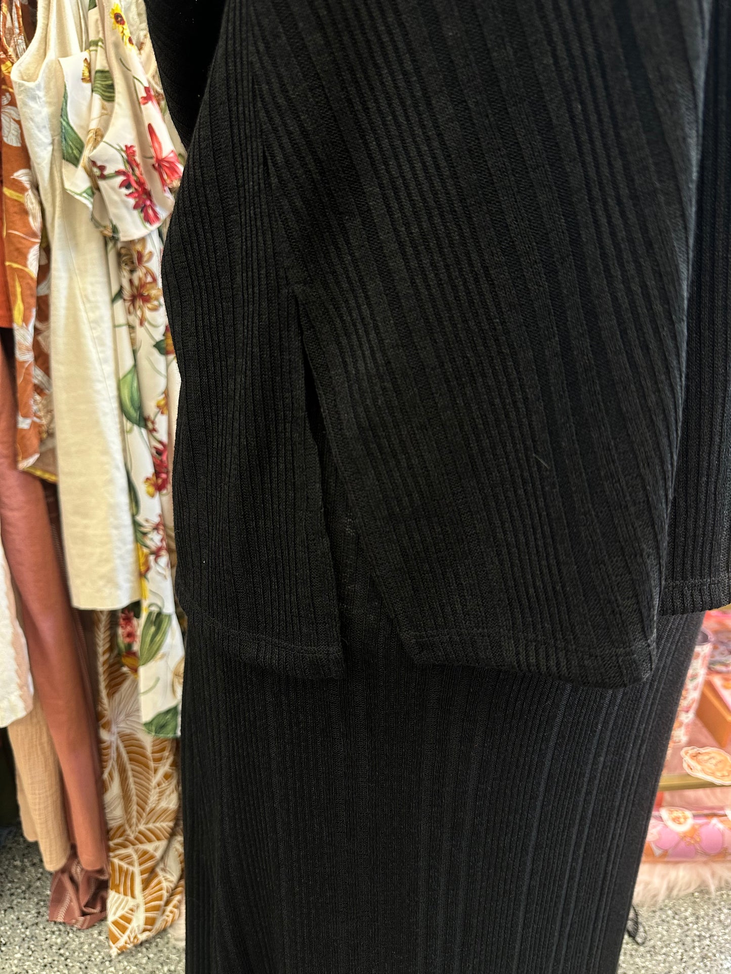NWT XXL Black Tank/Skirt Set
