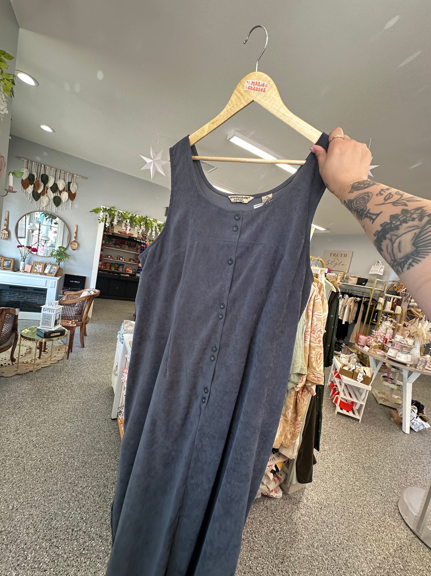 1X Vintage Dress Gray