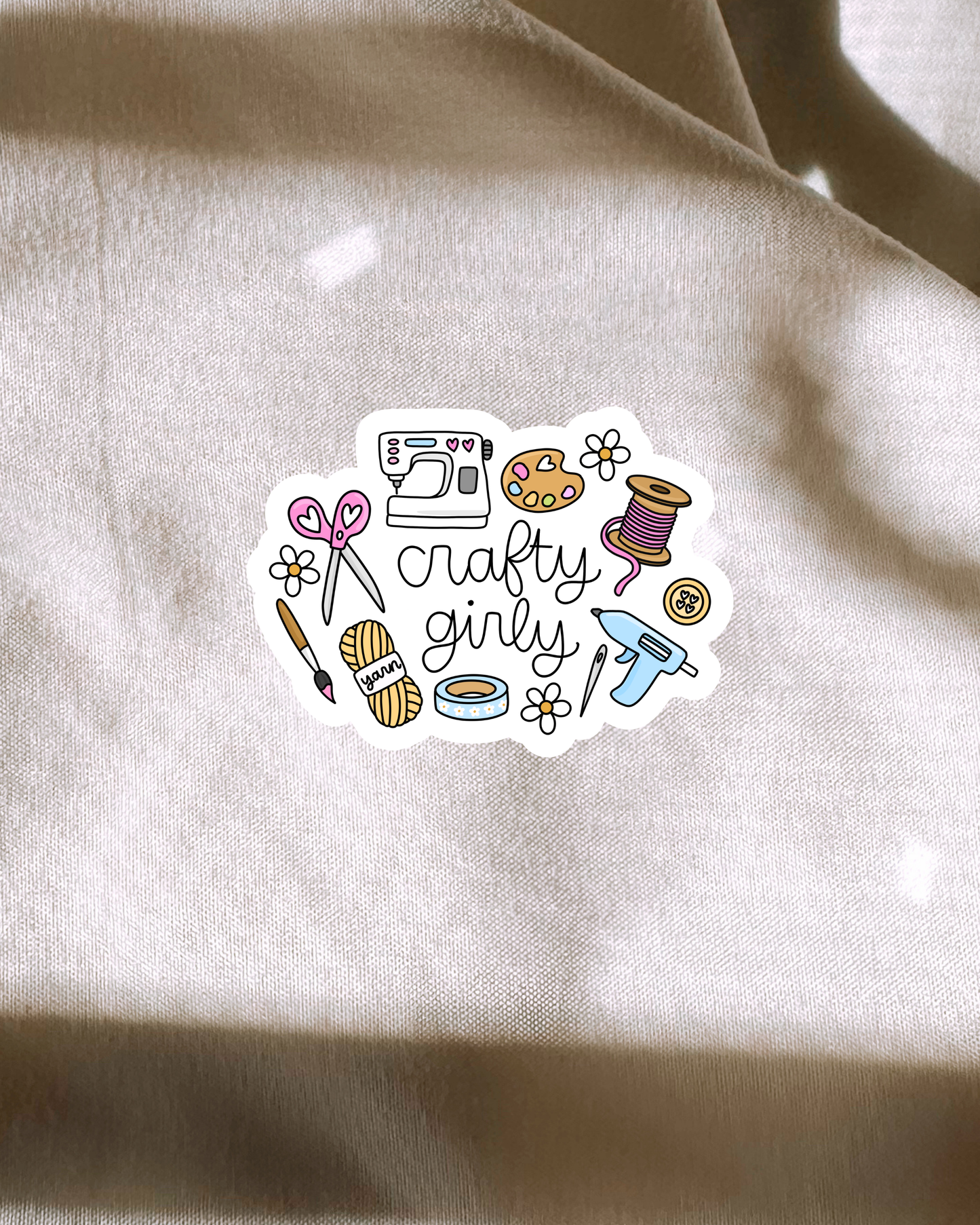 Crafty Girly Sticker