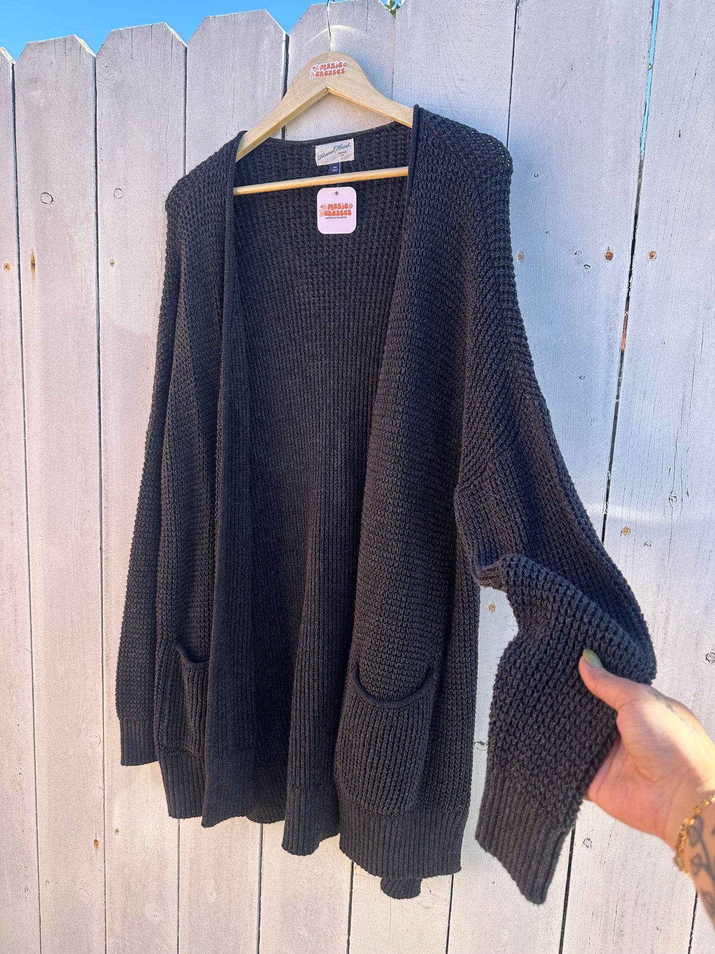 XXL Dark Grey Cardigan