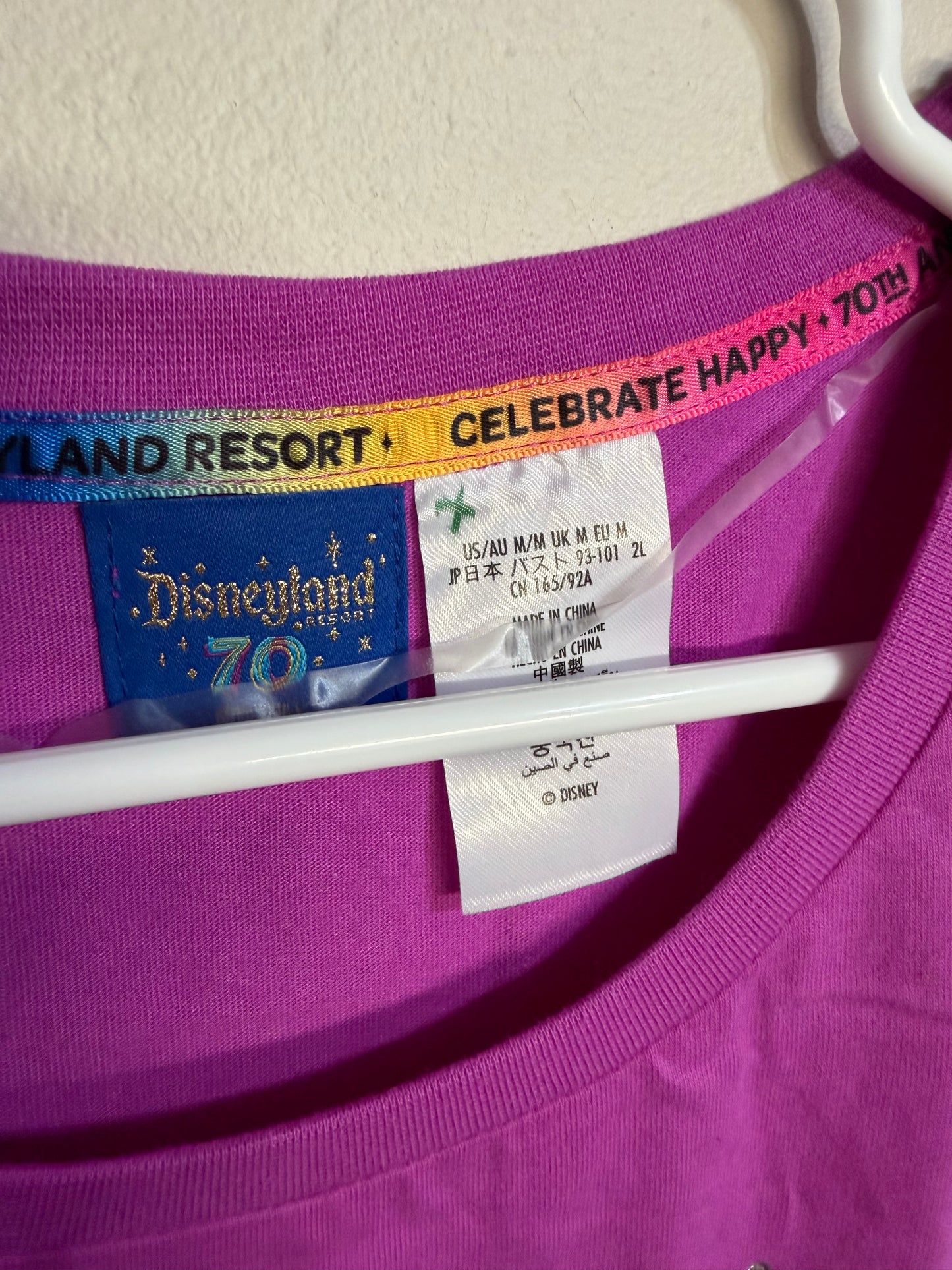 Medium NWT Disneyland 70th Graphic Tee