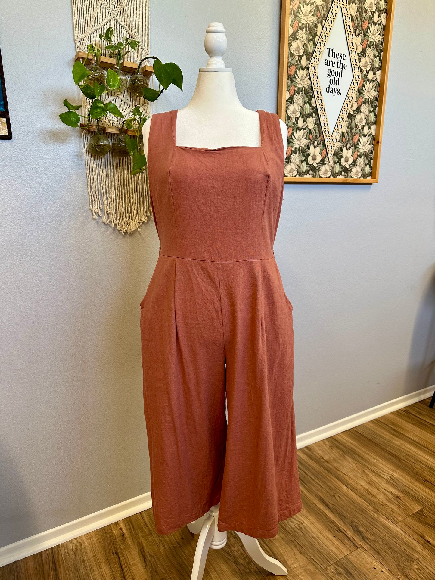 2X Mauve Jumpsuit