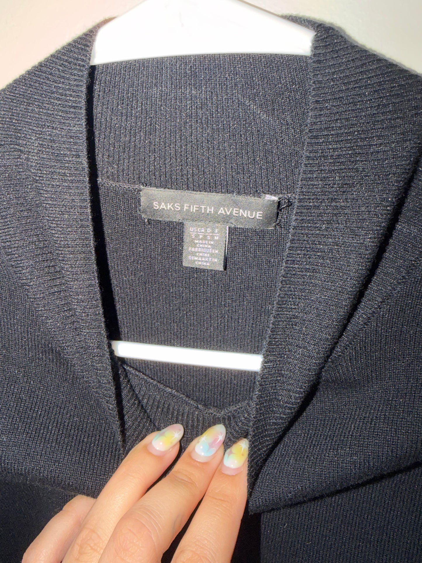 Small Black Mock Neck Top
