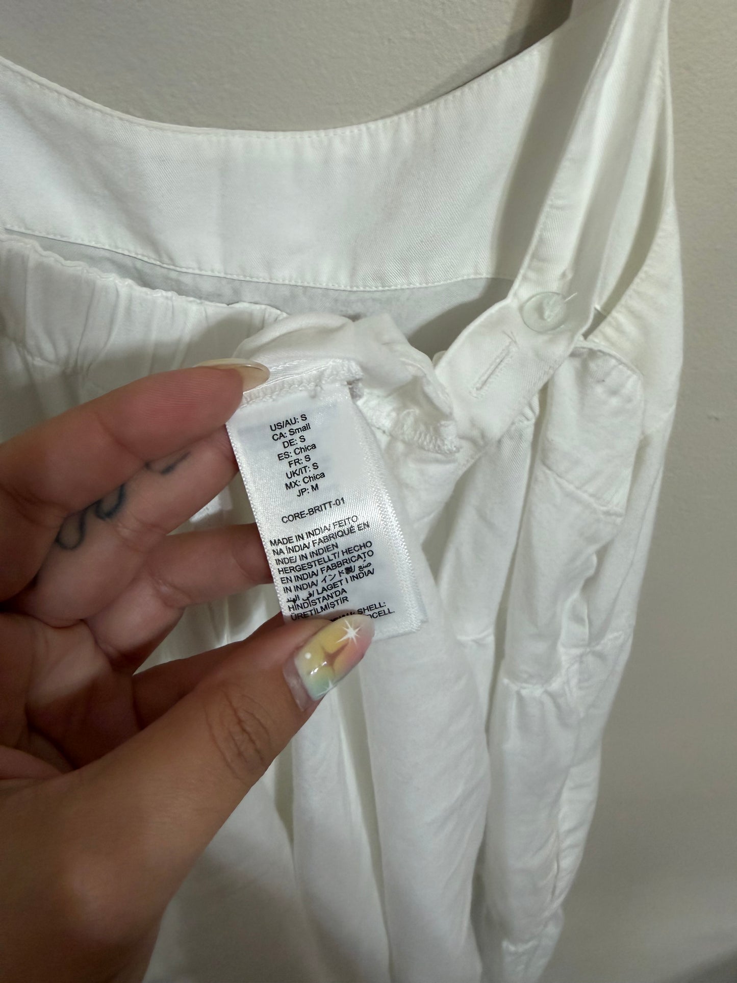 Small White Midi Dress