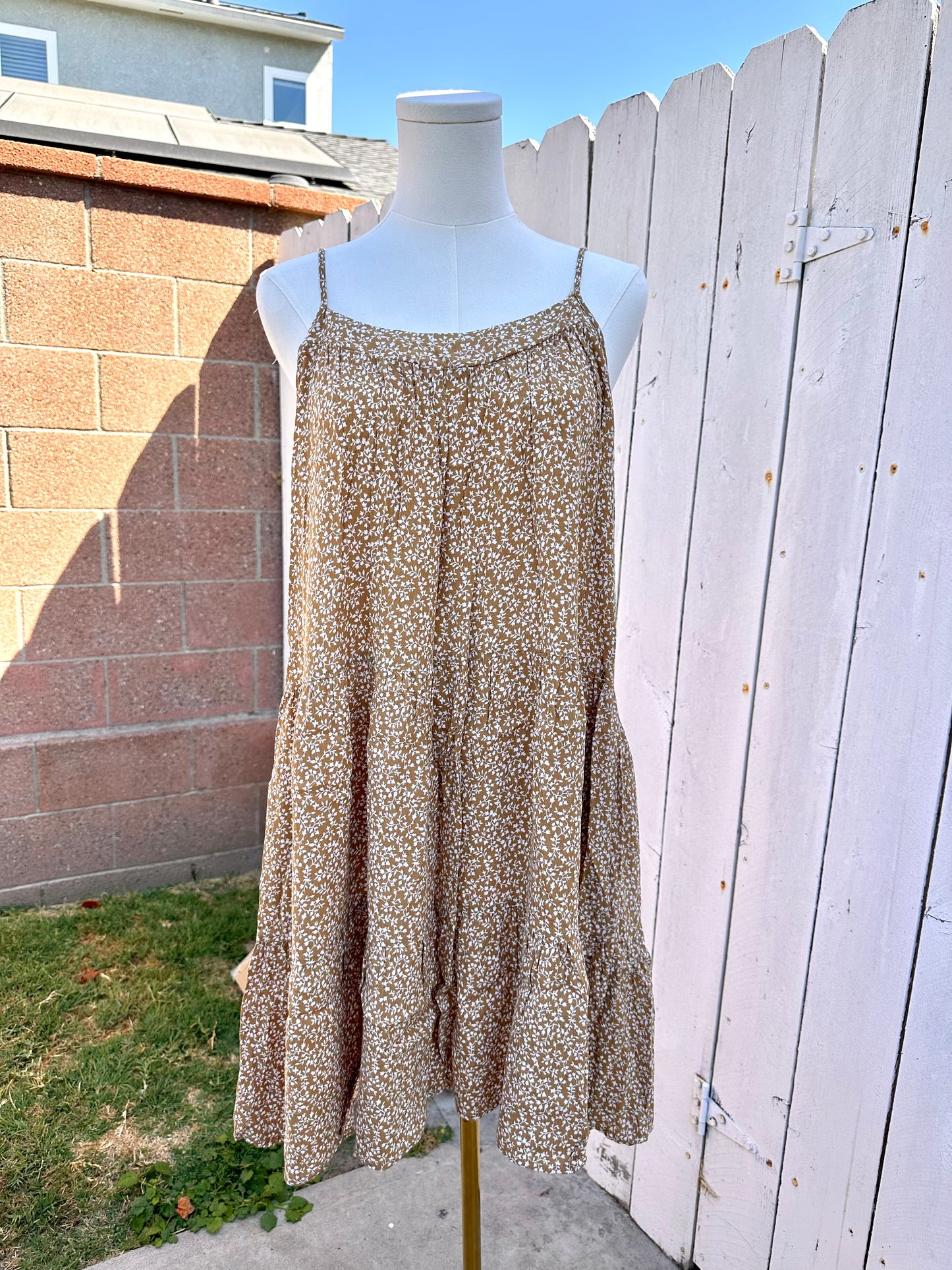 Small Neutral Floral Dress