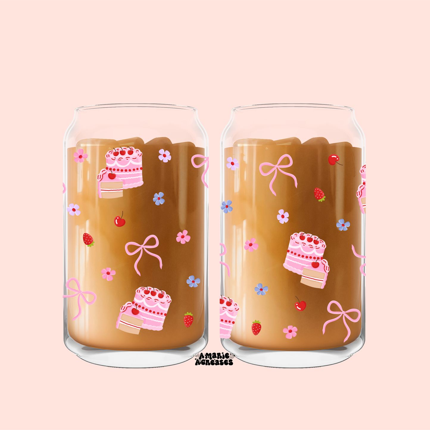 Cakes Glass Cup