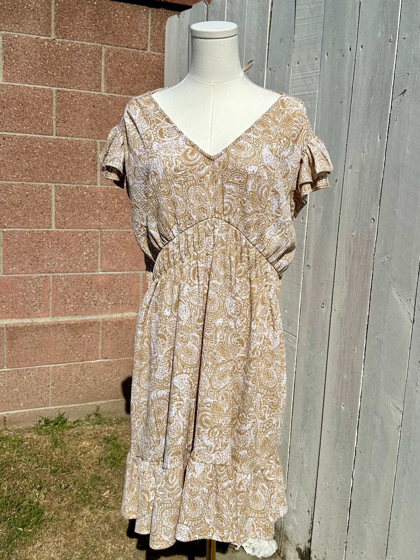XL Tan MK Dress