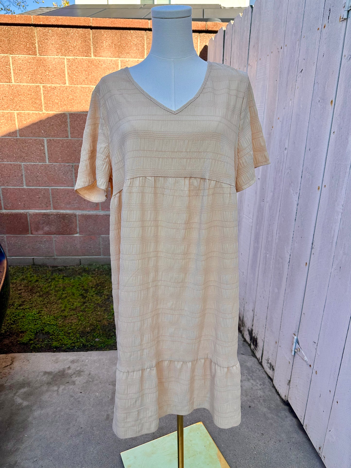 NWT XL Tan Dress