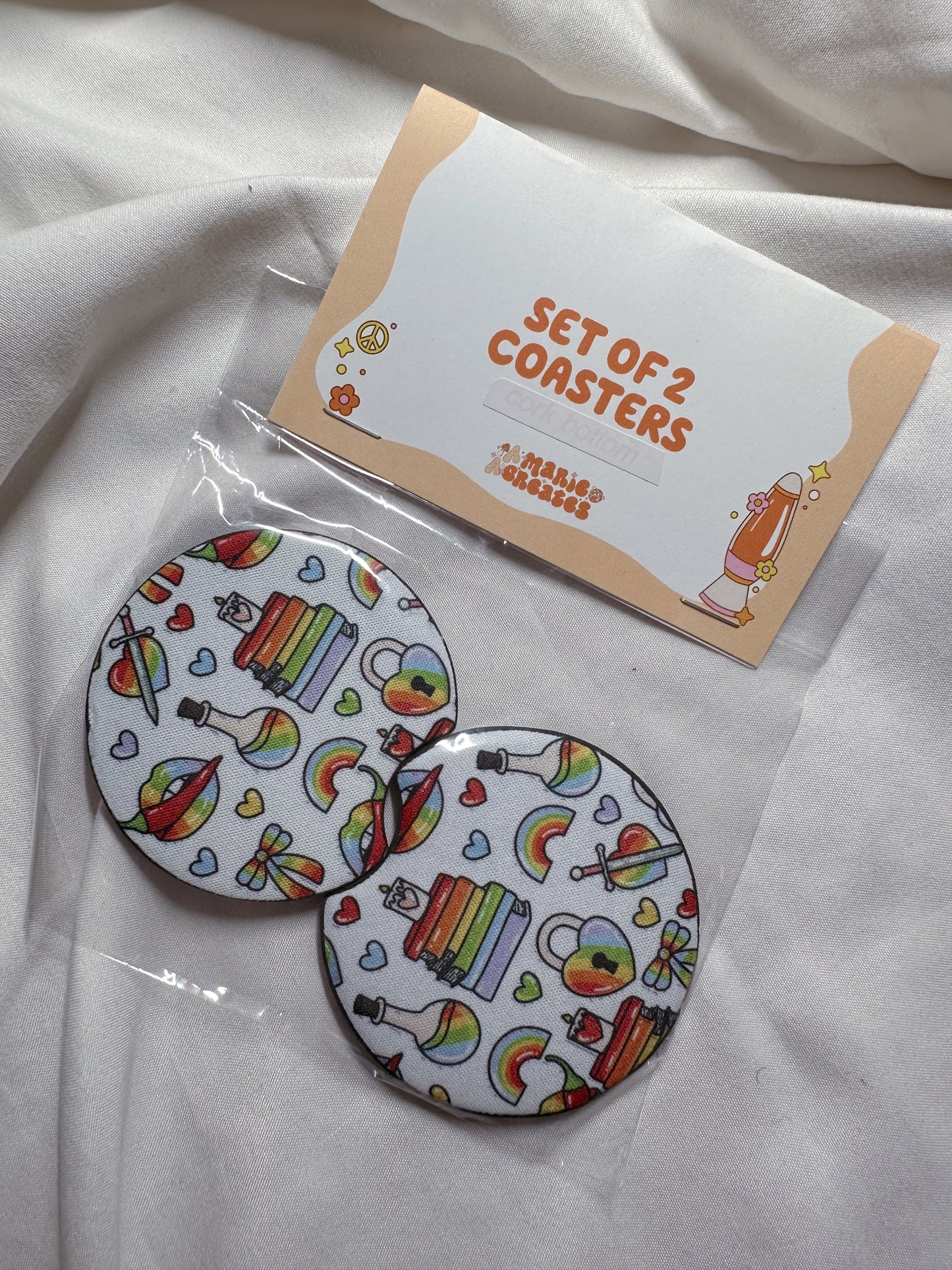 Pride Icons Car Coaster