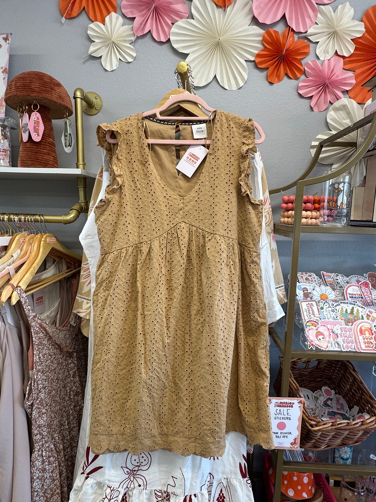 Large Mustard Dress