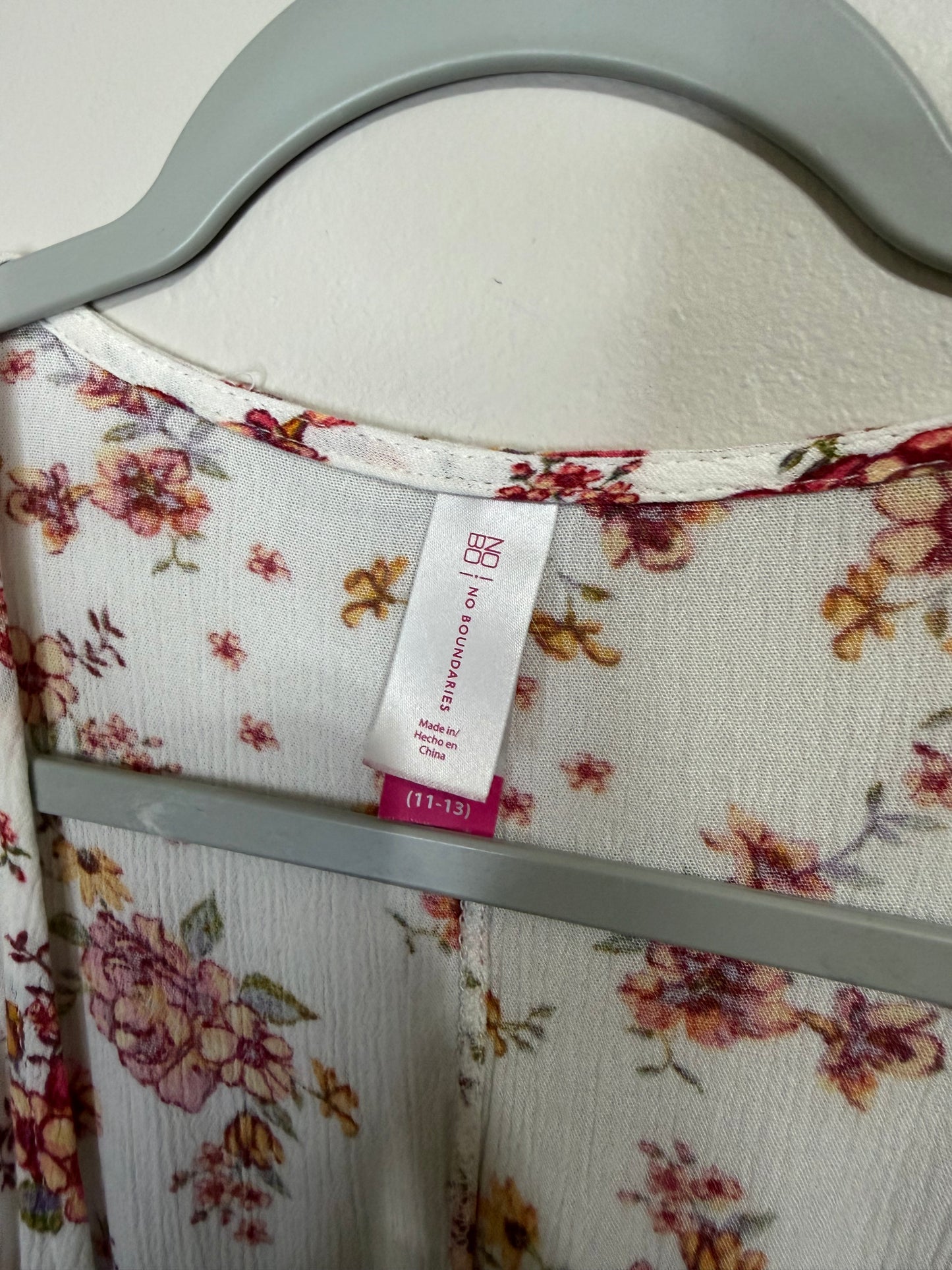 Large Floral Kimono Top