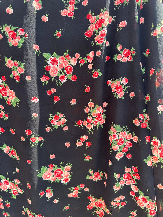 Size 24 Floral Maxi Skirt