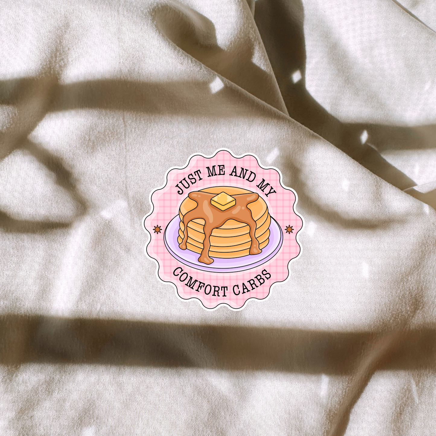 Just Me And My Carbs Sticker
