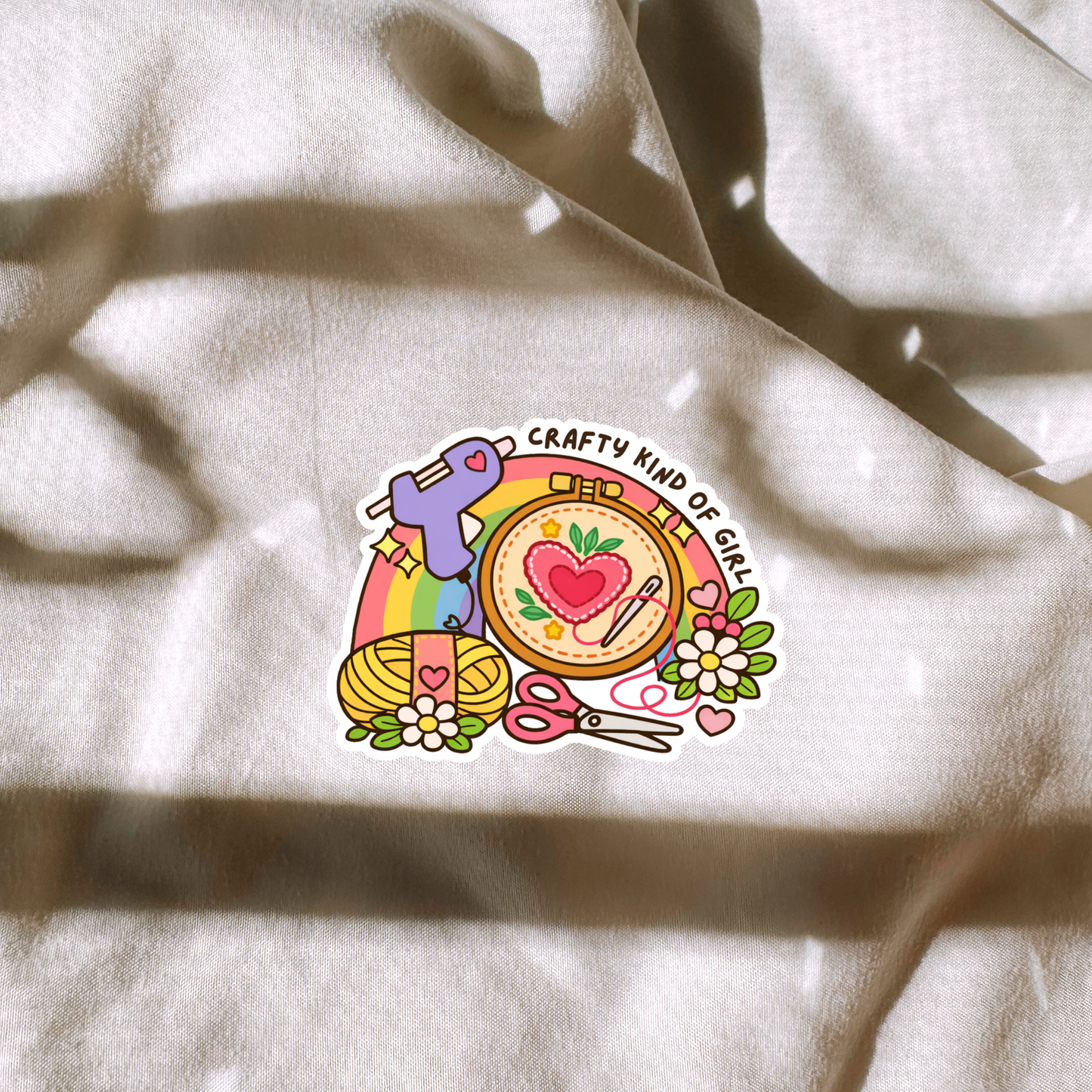 Crafty Kind Of Girl Sticker