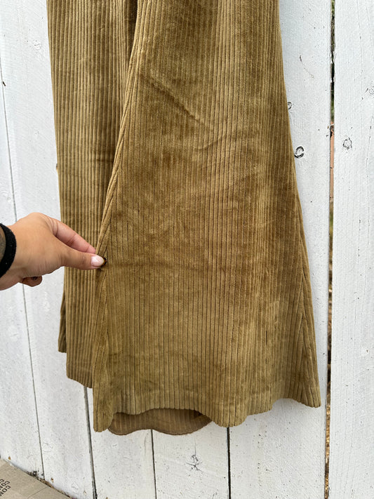 XXL Antique Gold Corduroy Pants