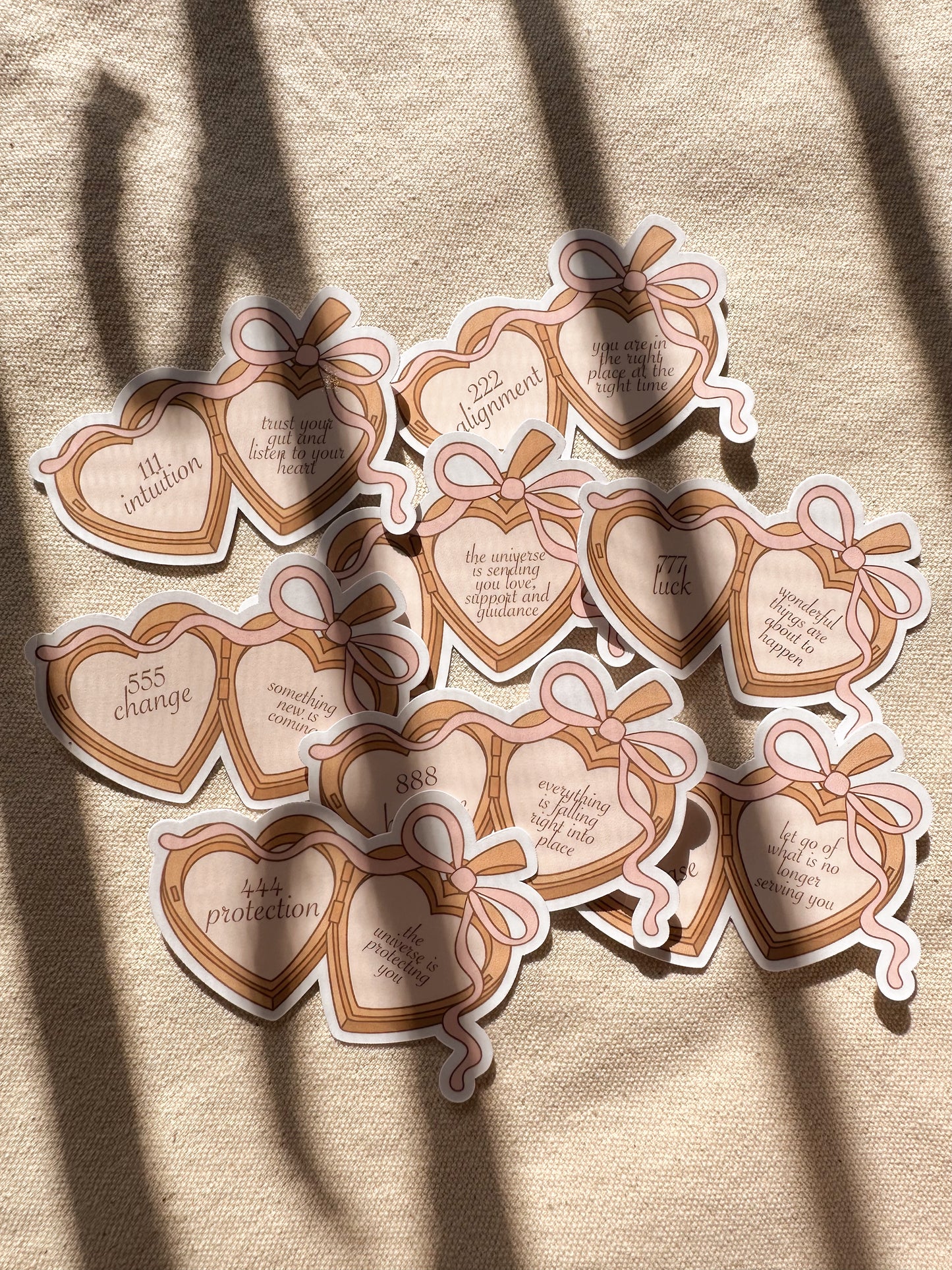Angel Number Locket Sticker