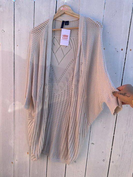 XL Khaki Lightweight Cardigan