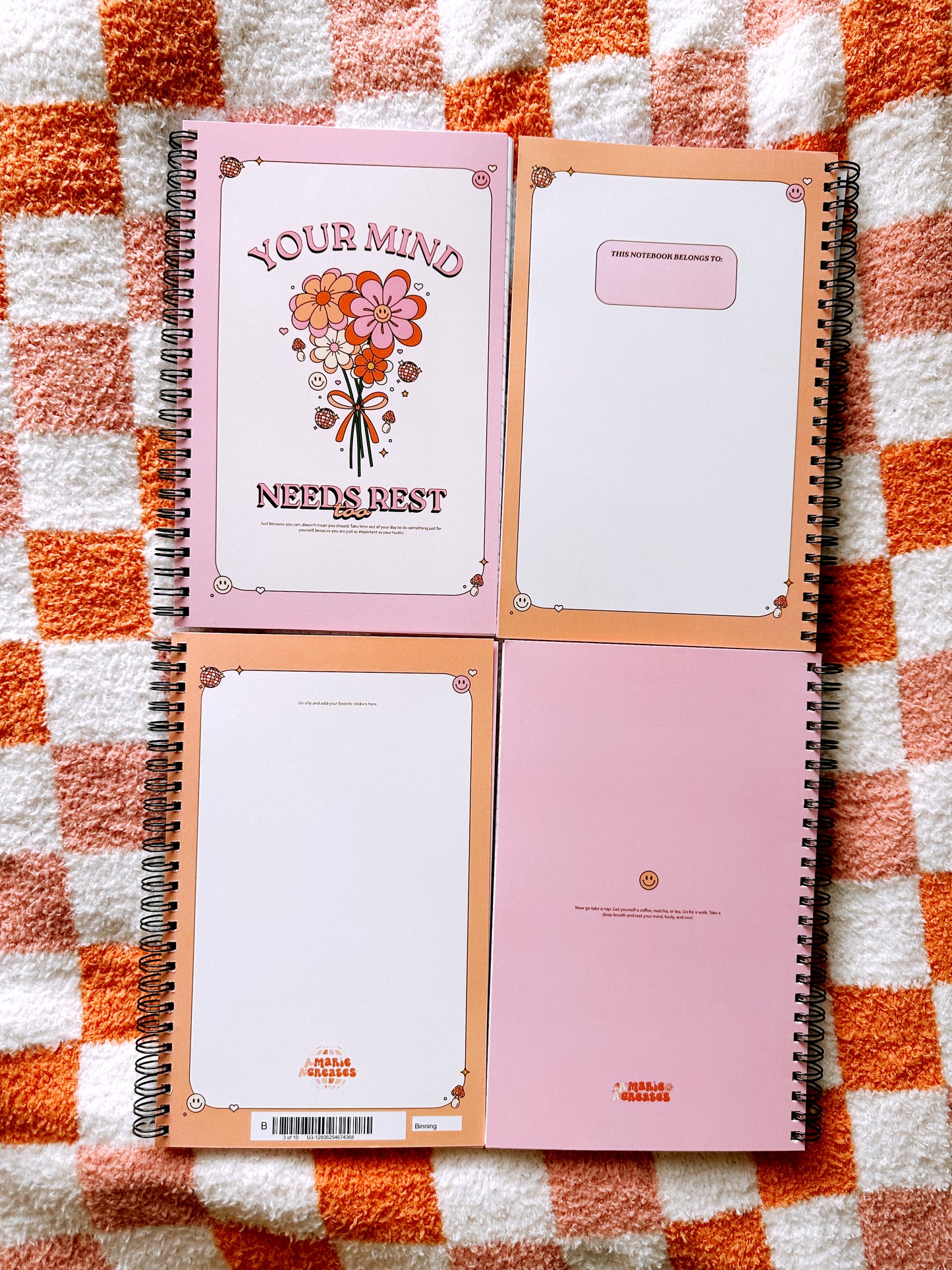 Your Mind Needs Rest Too Spiral Notebook