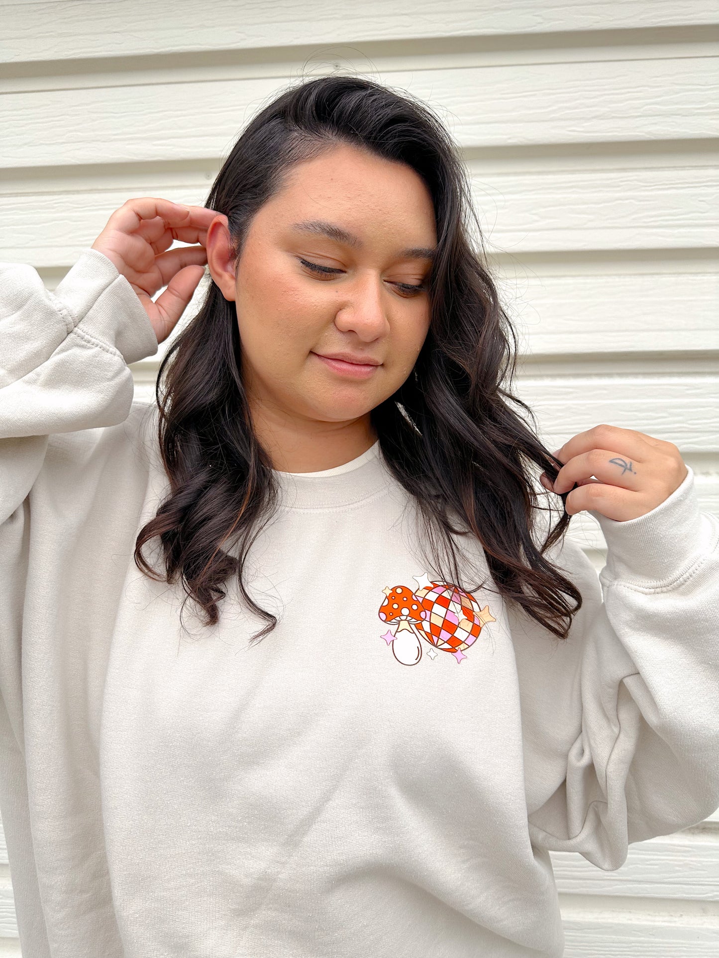AmarieACreates Disco Logo Graphic Top