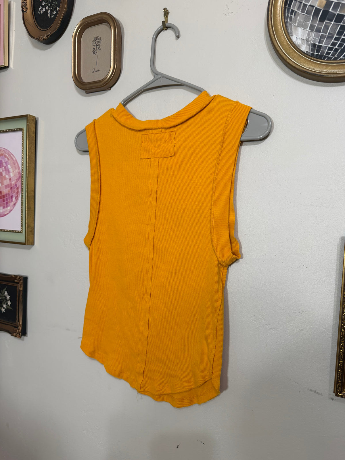 Medium Orangey Tank Top *small call out