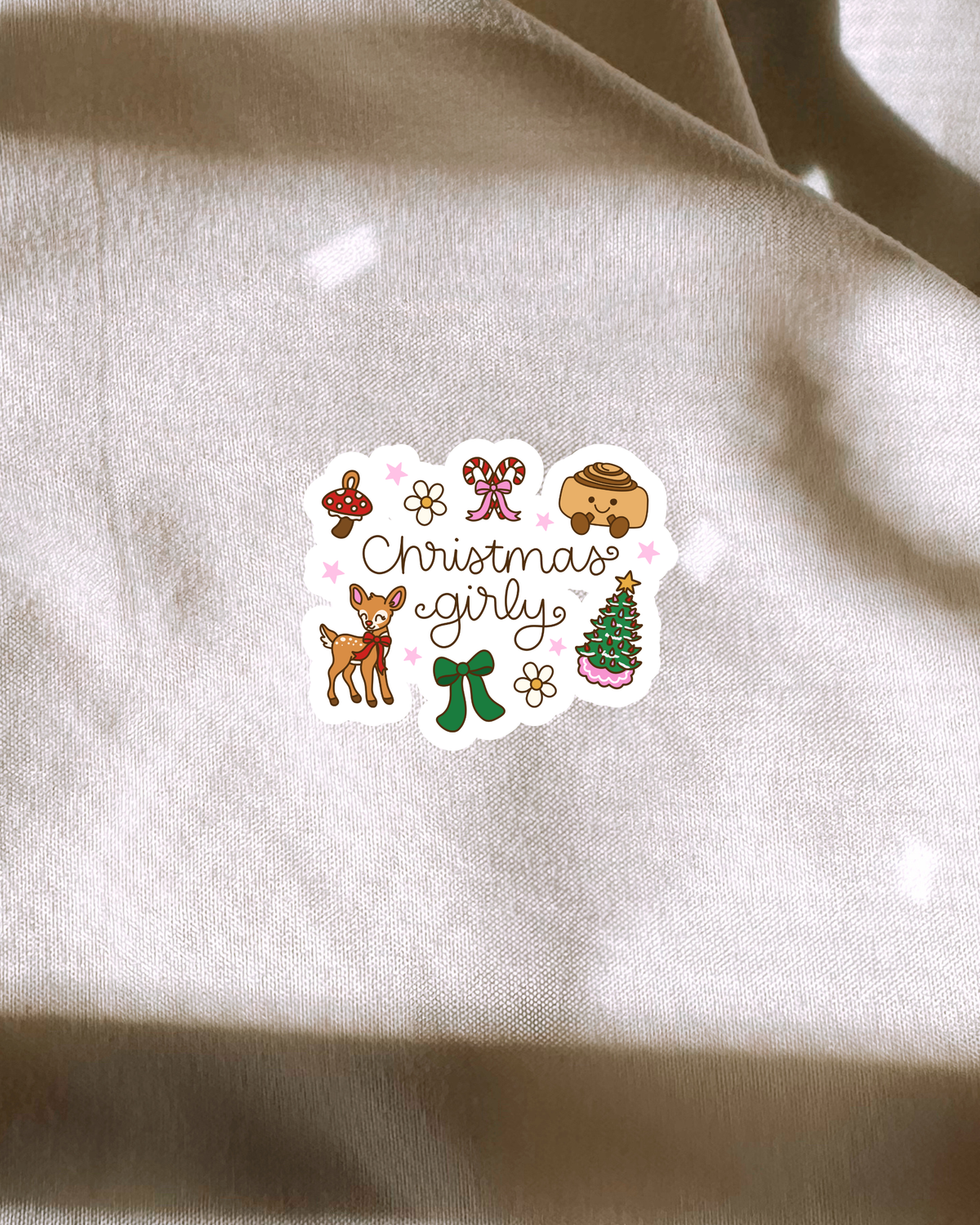 Christmas Girly Sticker