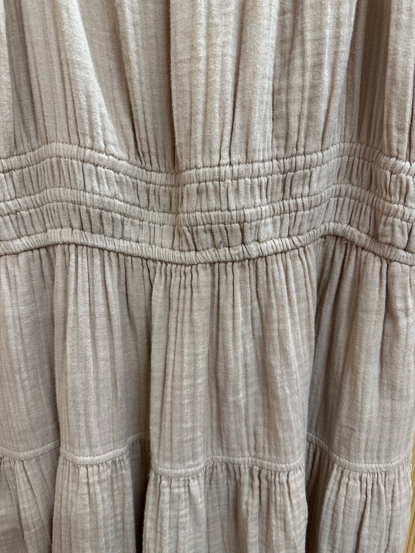 Large Tan Casual Dress