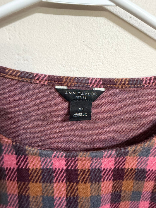 Medium Petite Plaid Colorful Top