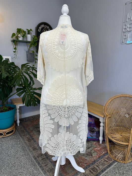 Large Lace Kimono