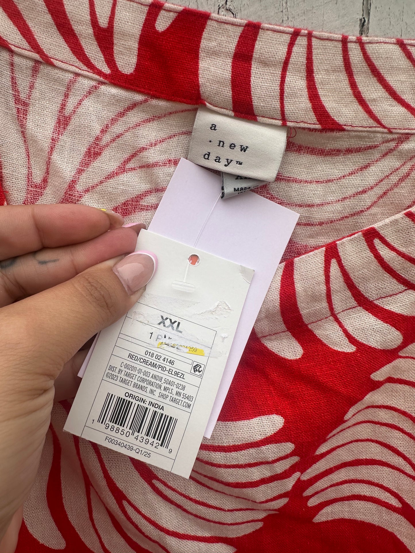 NWT XXL Tropic Red Tank
