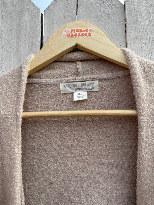 2X Oat Hi/Lo Cardigan