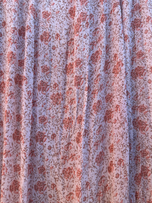 Large Rose Floral Skirt