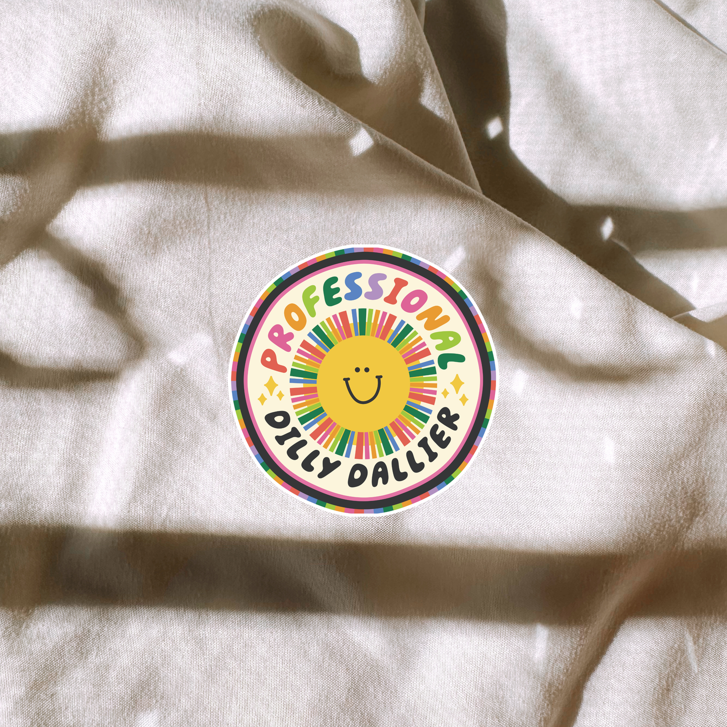 Professional Dilly Dallier Sticker