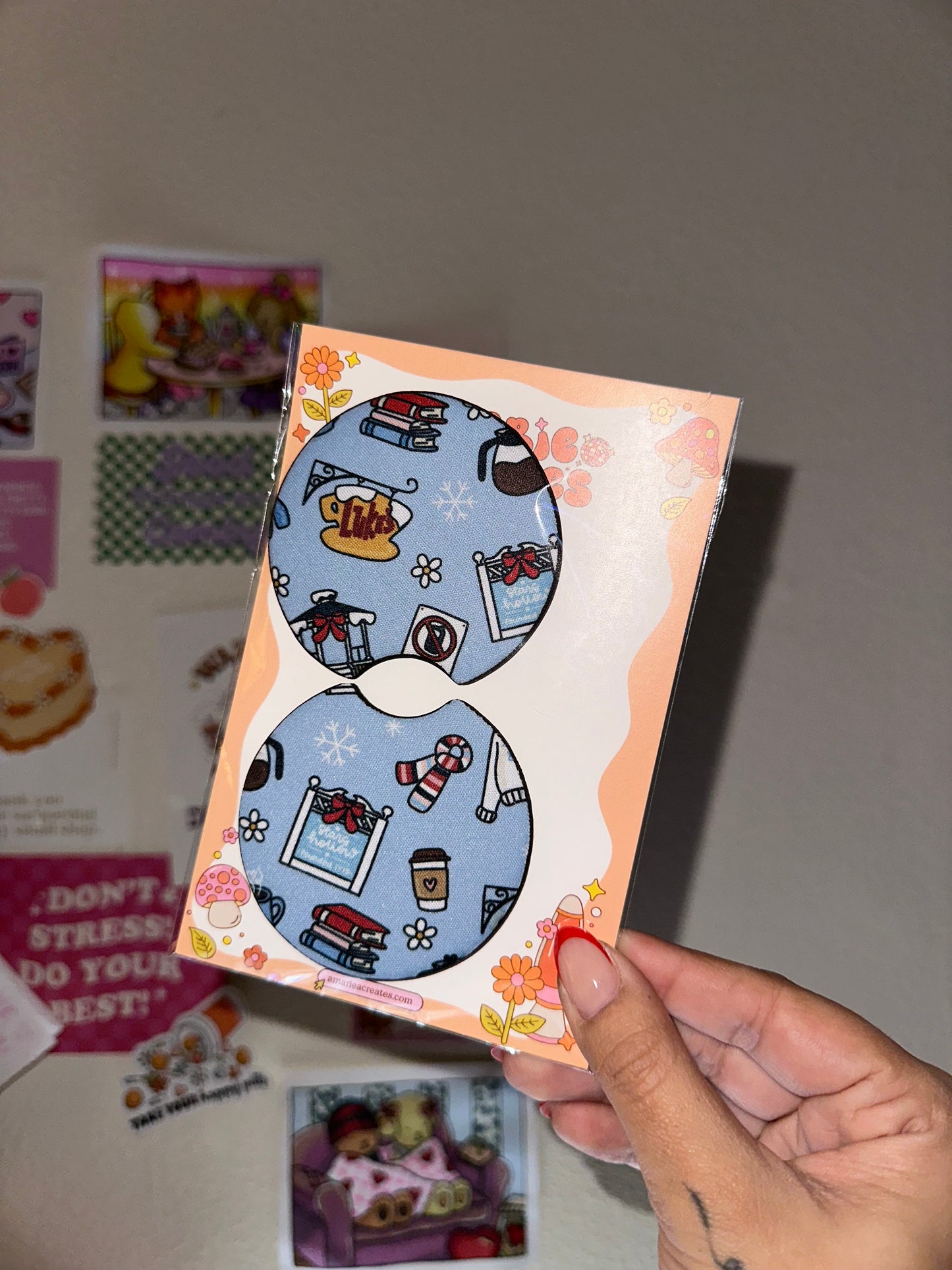 Lukes Diner Winter Car Coaster