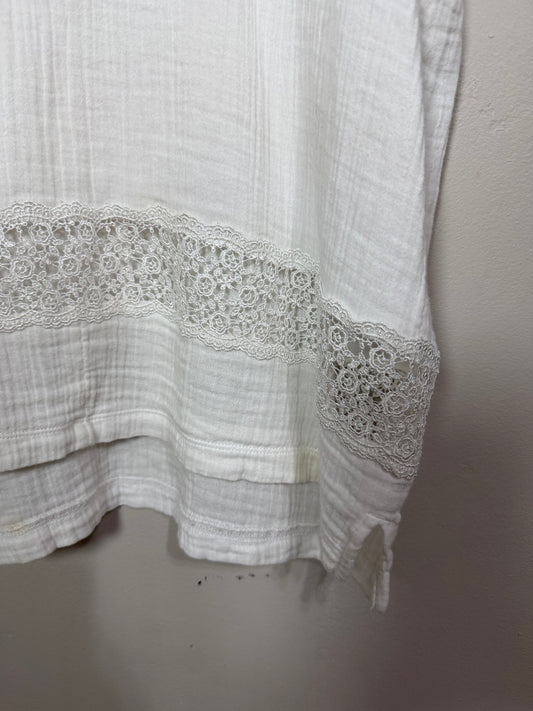 Large White Tank Top