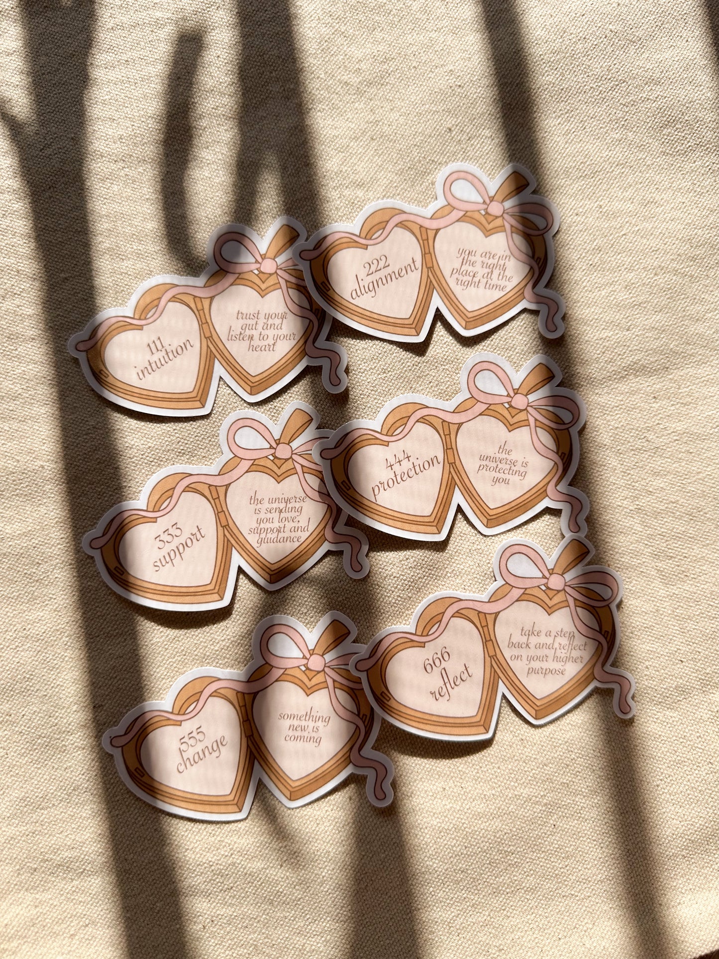 Angel Number Locket Sticker