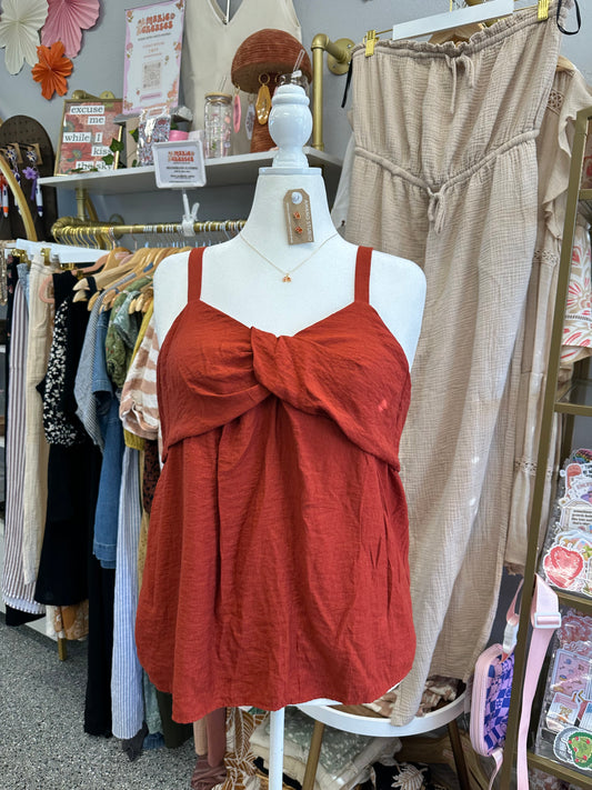XXL Burnt Orange Tank Top