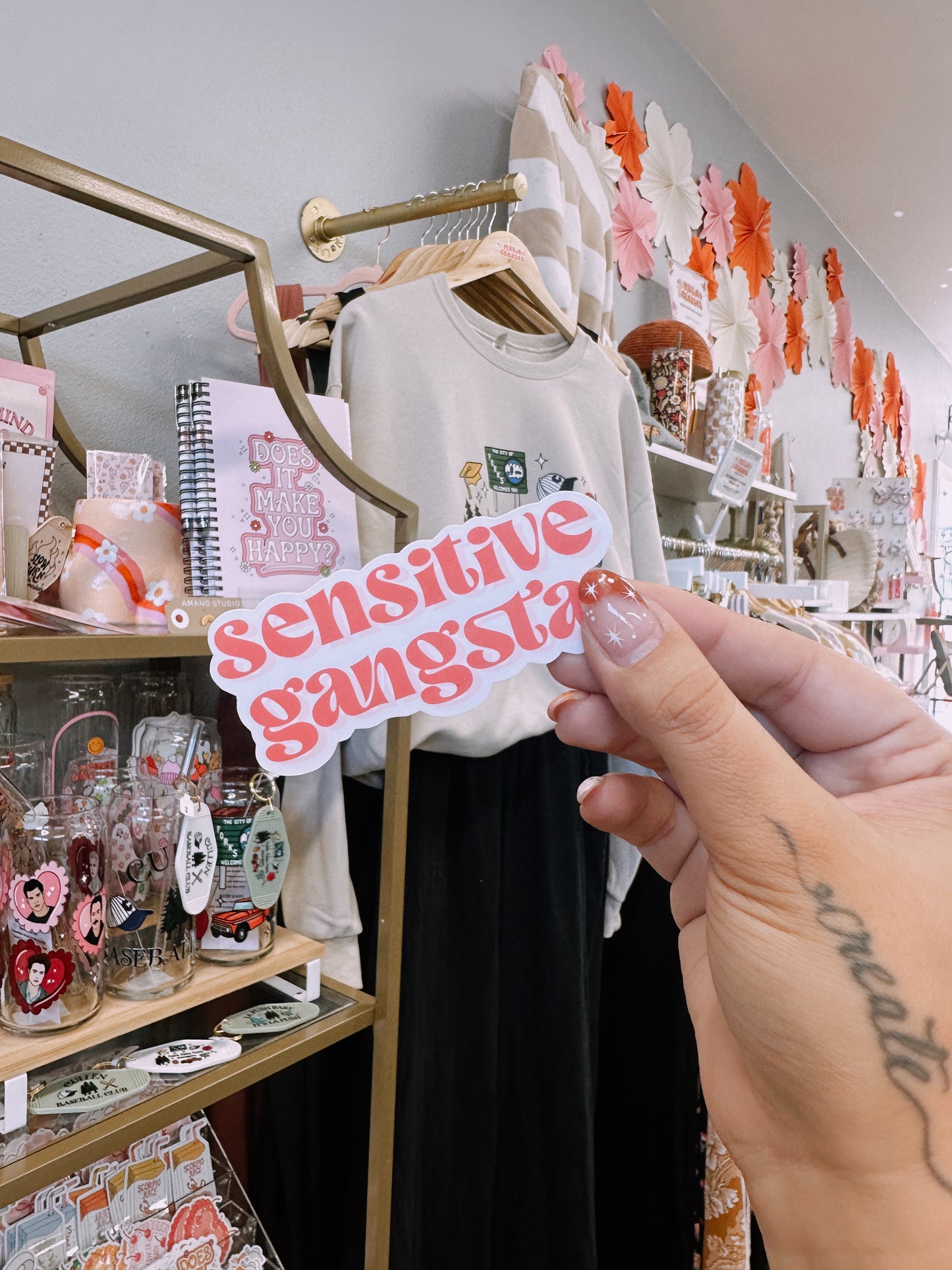 Sensitive Gansta Sticker
