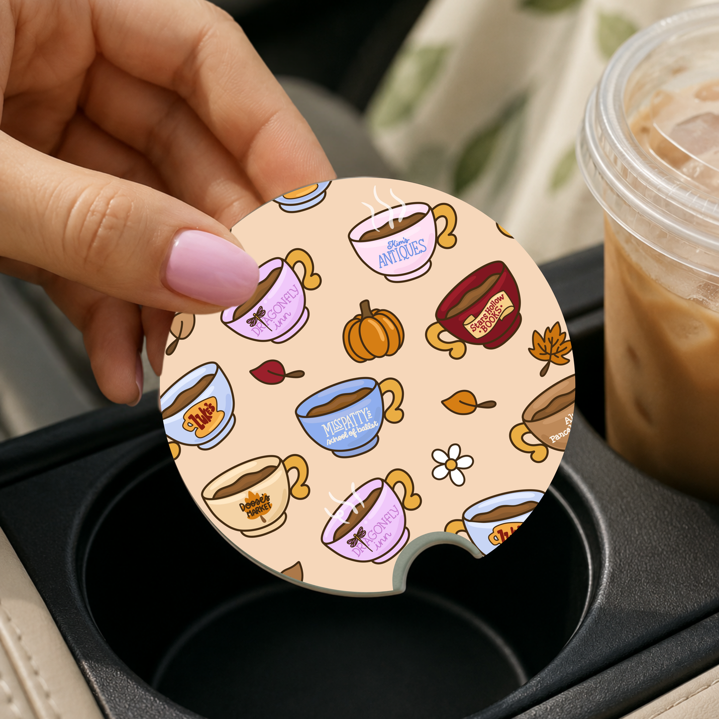 Gilmore Mugs Car Coaster