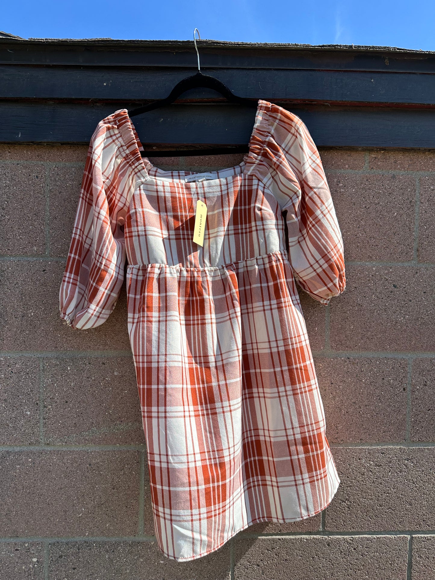 NWT Small Fall Plaid Dress