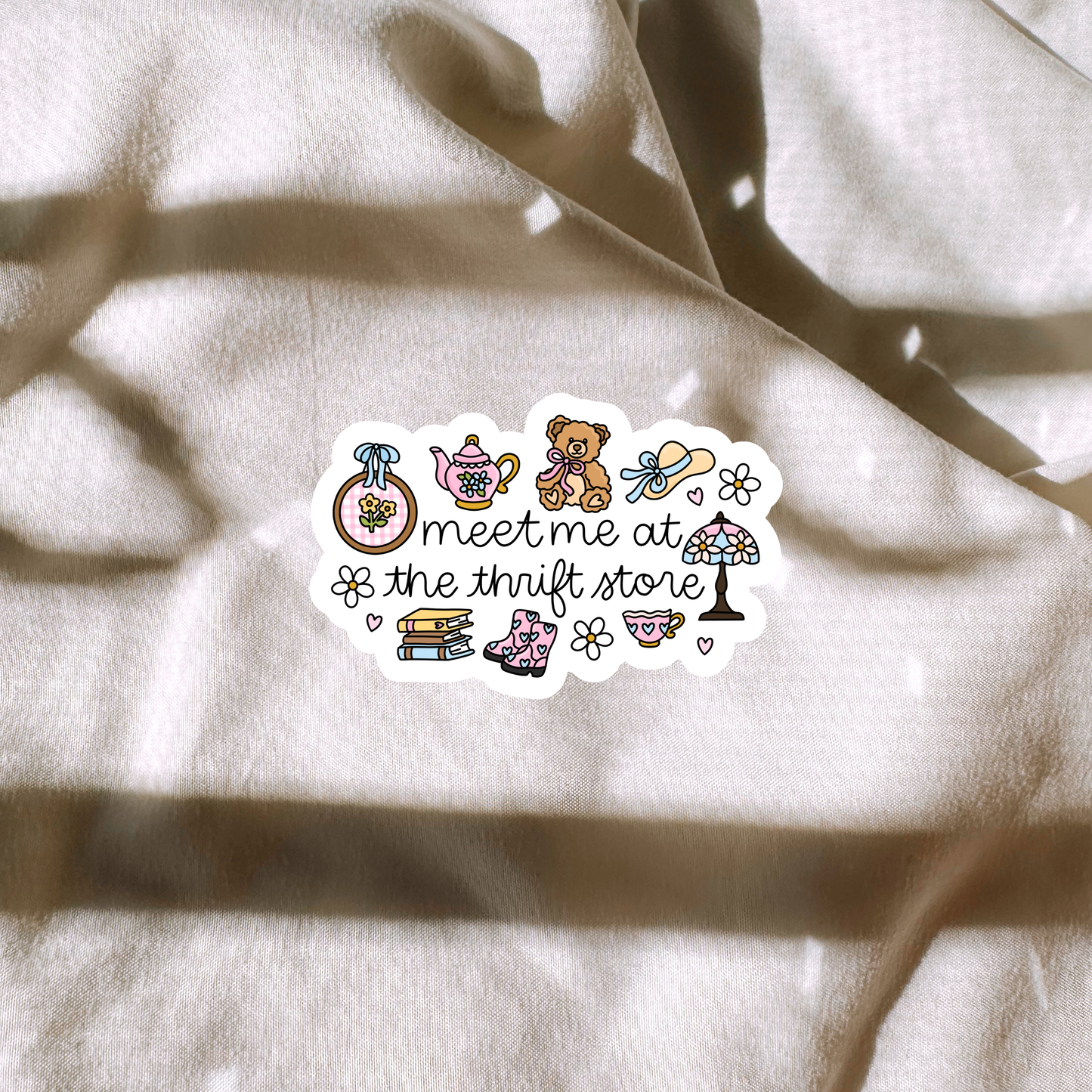 Meet Me At The Thrift Store Sticker