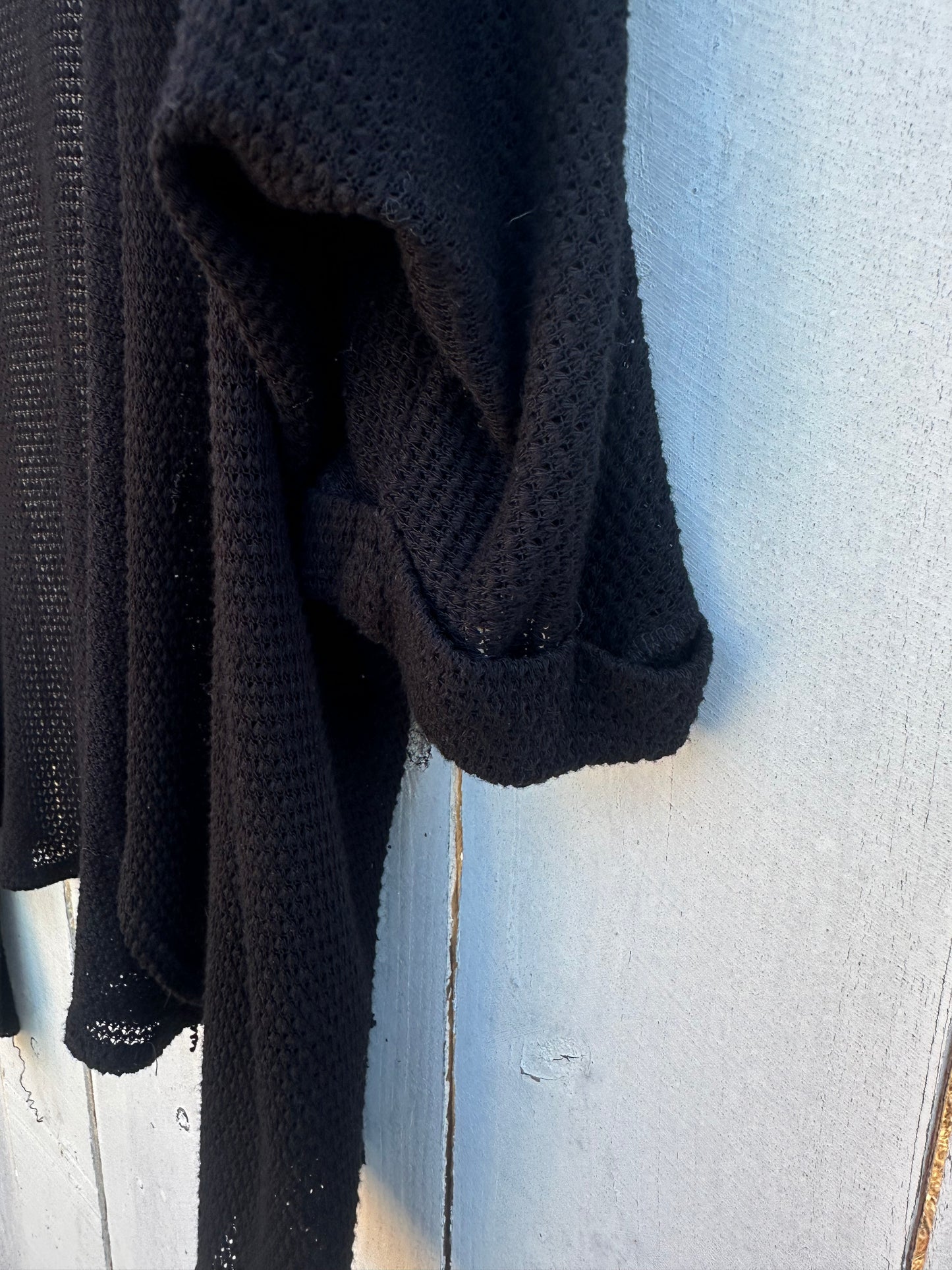 XL Black Lightweight Cardigan
