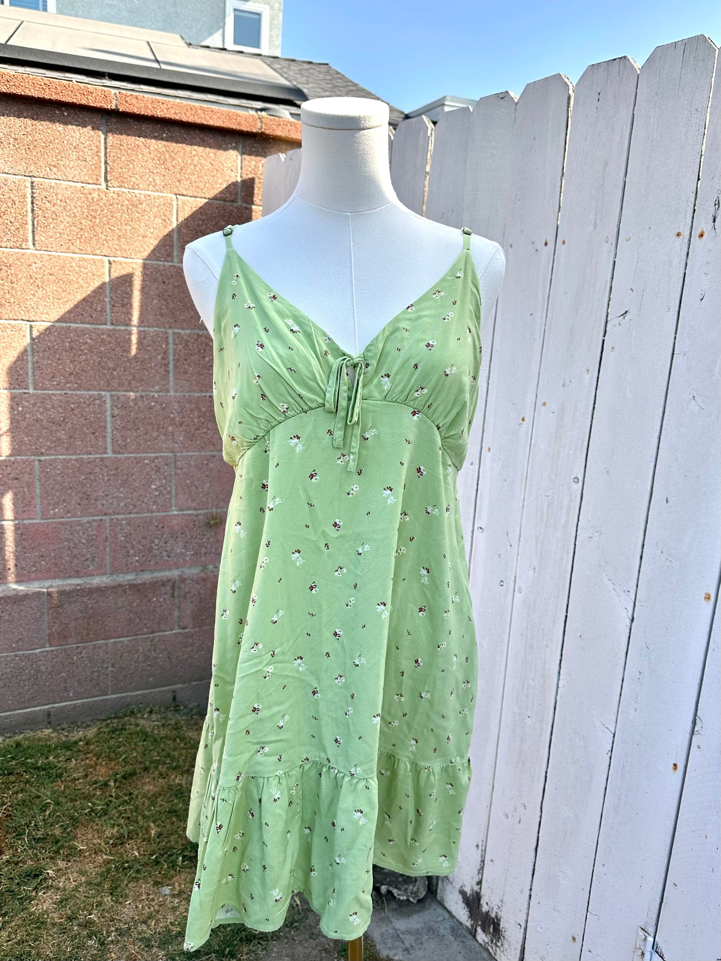 XL Green Spring Dress