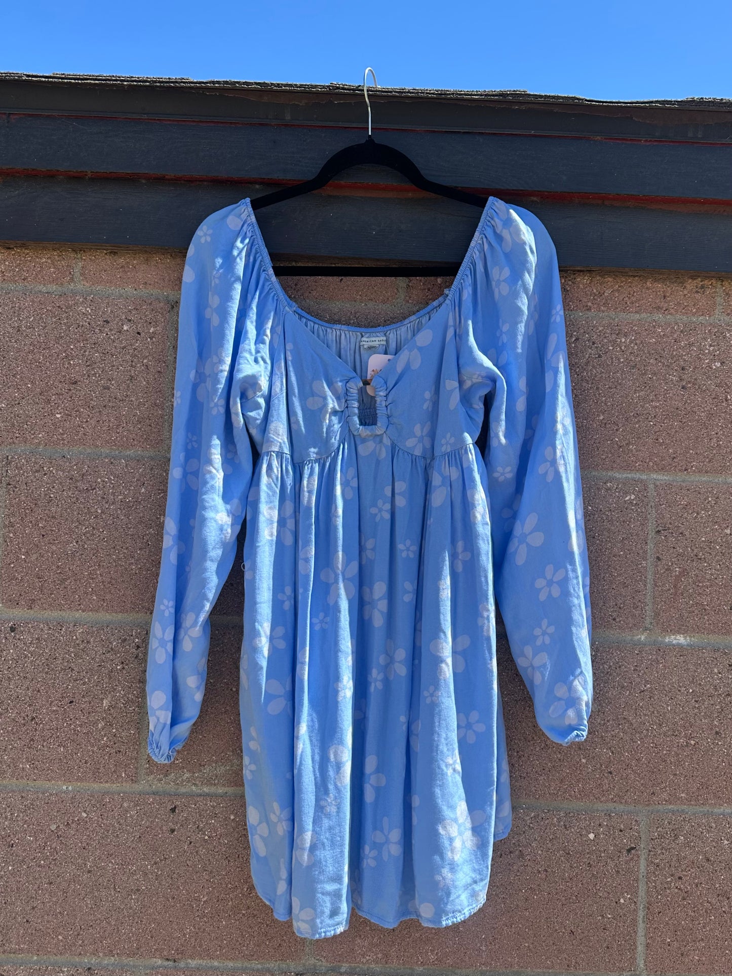 Medium Retro Blue Dress